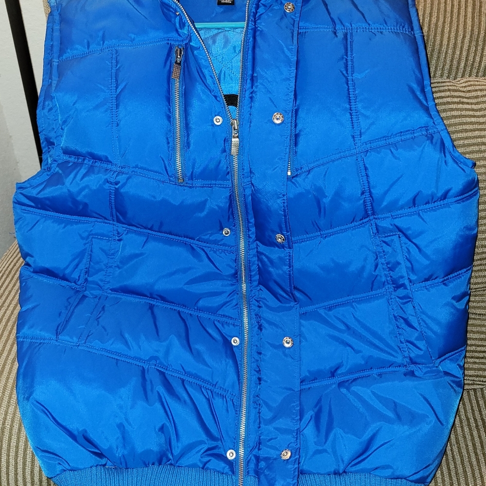 Pelle Pelle Blue Winter Vest XL - New